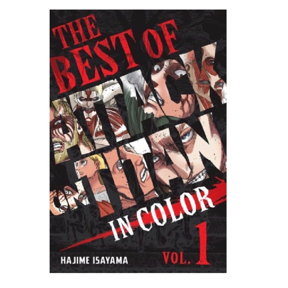 The Best of Attack on Titan in Color Vol 1‎ Hardcover Manga Hajime Isayama